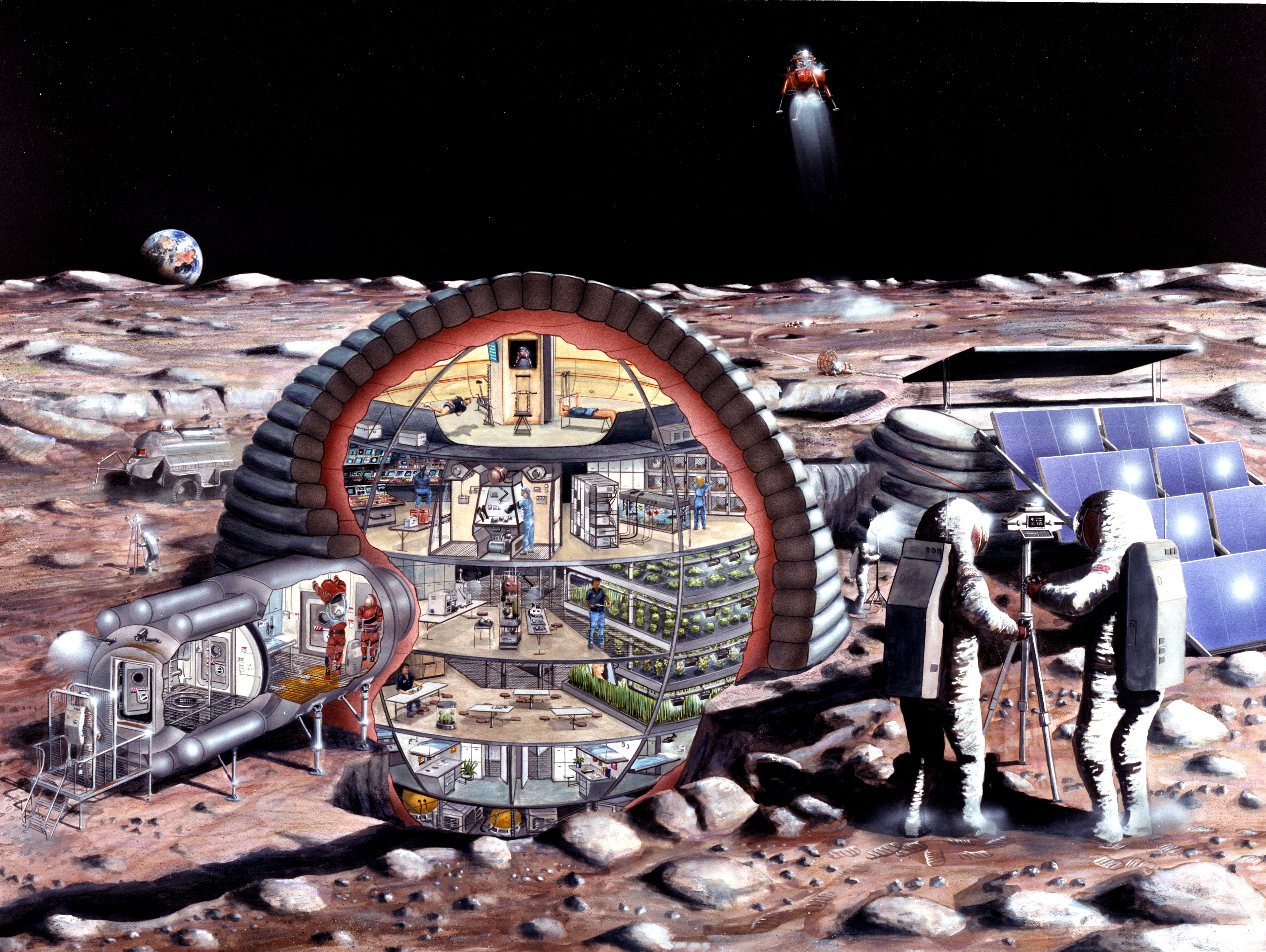 Как выглядит дом на луне. Колонизация Луны. Лунная база. Колония на Луне. Космическая база на Луне.